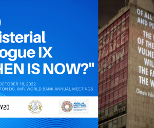 V20 Ministerial Dialogue IX-2