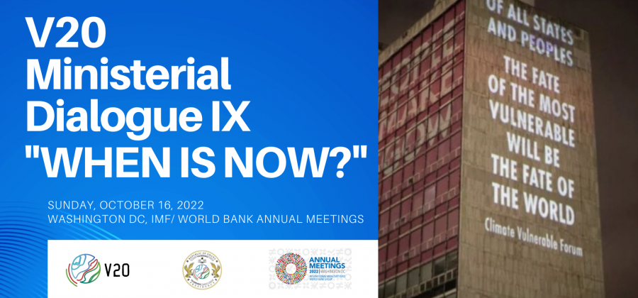 V20 Ministerial Dialogue IX-2 V20 Ministerial Dialogue IX-2