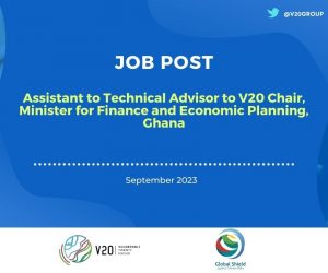 Job Post - Assistant for Technical Advisory