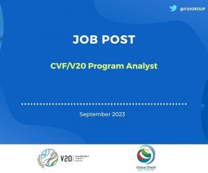 Job Post - CVFV20 Program Analyst