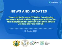 Terms of Reference (TOR) for Developing Human Capital and Management Policies for the Independent Secretariat of the Climate Vulnerable Forum