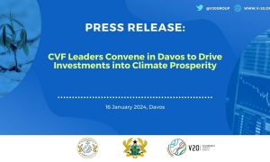 CVF Leaders Convene in Davos to Drive Investments into Climate Prosperity