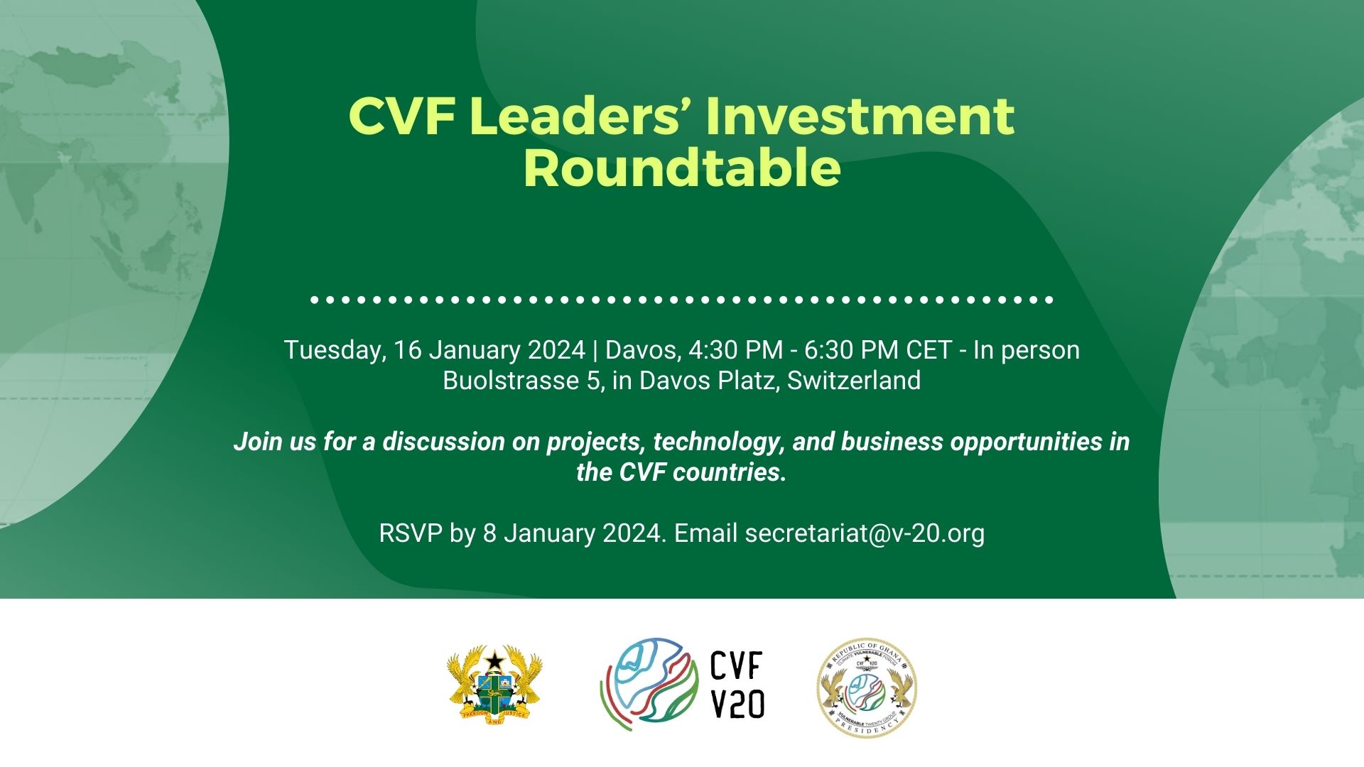 CVF Leaders’ Investment Roundtable 2